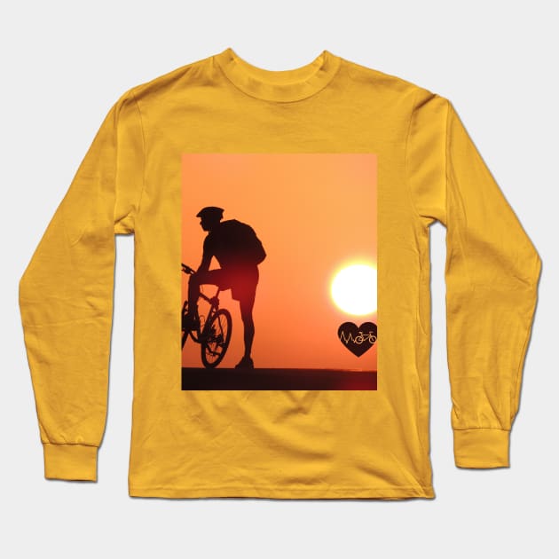mountain bike Long Sleeve T-Shirt by A&A